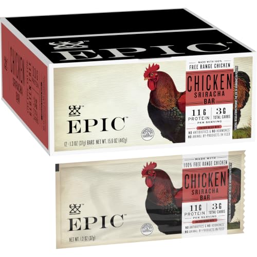 Image 1 of Default Title for the product Epic Provisions Chicken Sriracha Bars, Gluten-Free, 12 ct, 15.6 oz