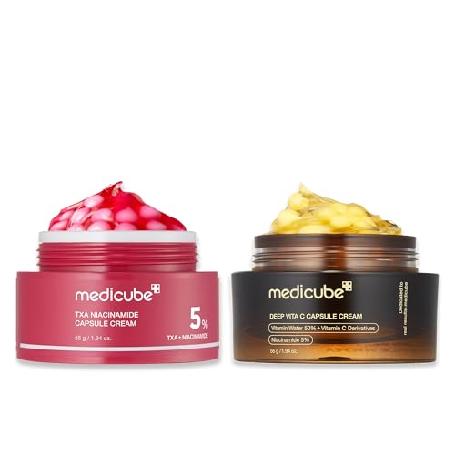 Image 1 of Default Title for the product medicube Clear & Glow Capsule Duo - TXA and Deep Vitamin C Capsule Cream