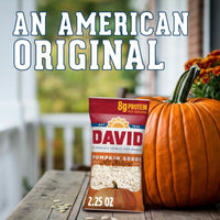 Thumbnail for Image 6 of DAVID All Natural Pumpkin Seeds, 2.25 oz. (Pack of 12)