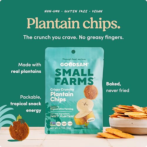 Image 3 of GOODSAM Small Farms Baked Sweet Plantain Chips, Pack of 8