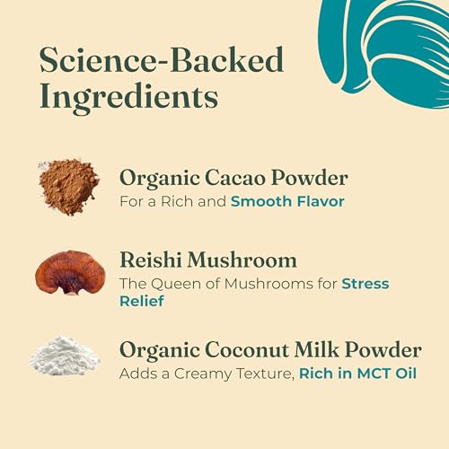 Image 5 of Four Sigmatic Calm Mushroom Cocoa Mix 15 Servings