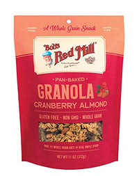 Thumbnail for Image 1 of Cranberry Almond / 11 Ounce (Pack of 2) for the product Bob's Red Mill Pan-Baked Granola Cranberry Almond, 11 Ounce (Pack of 2)