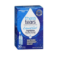 Thumbnail for Theratears Nighttime Dry Eye Therapy Lubricant Eye Gel 30 Each