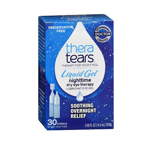 Theratears Nighttime Dry Eye Therapy Lubricant Eye Gel 30 Each