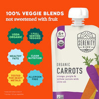 Thumbnail for Image 4 of Serenity Kids Organic Baby Food Pouches, No Added Sugar, 3.5 Oz, 6 Pack
