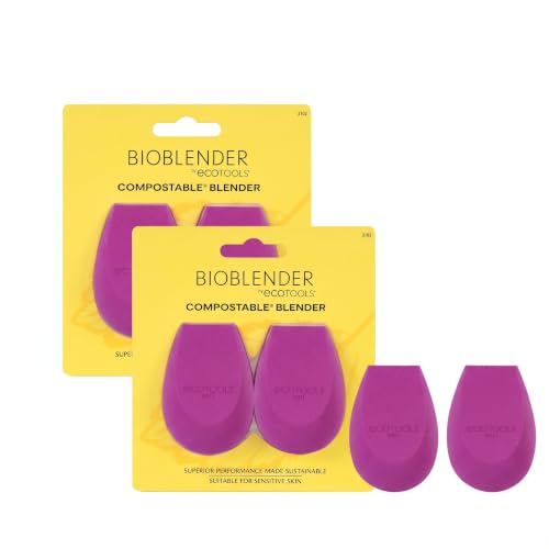 Image 2 of 1 Count (Pack of 4) for the product EcoTools Bioblender Makeup Sponge Duo, 2 Count