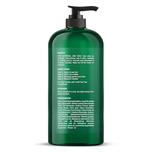 Image 4 of Botanic Hearth Tea Tree Shampoo For Men & Women - 16 Fl Oz