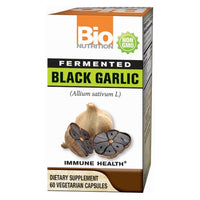 Thumbnail for Bio Nutrition Inc Fermented Black Garlic 60 Veg Caps