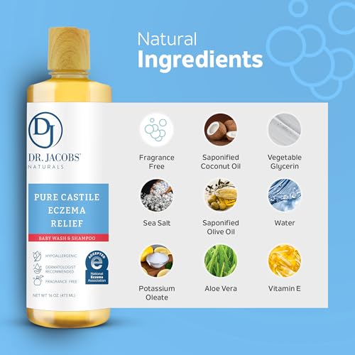 Image 3 of DR.JACOBS NATURALS Dr. Jacobs Pure Castile Baby Wash - 16 oz -2PK
