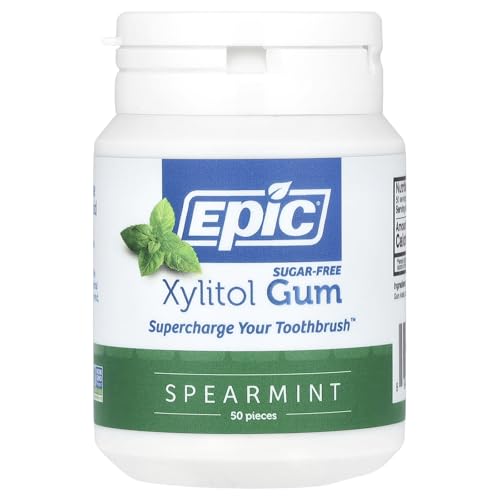 Image 1 of Default Title for the product Epic Dental Gum Xylitol Spearmint 50 Count