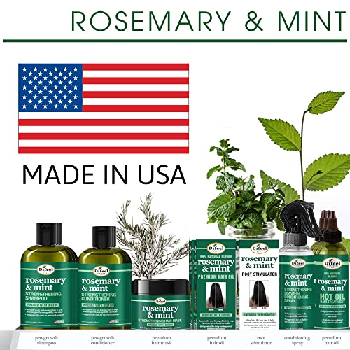 Image 4 of Difeel Rosemary Mint Strengthening Shampoo with Biotin 12 oz.