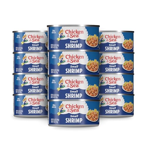 Image 1 of Default Title for the product Chicken of the Sea Small Shrimp, 6.5 oz. Cans (Pack of 12)