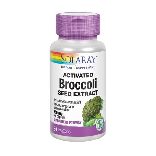Solaray Activated Broccoli Seed Extract 30 Veg Caps