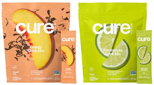 Image 1 of Default Title for the product Cure Hydration Plant-Based Electrolyte Drink Mix 14-Pack