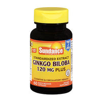 Thumbnail for Sundance Ginkgo Biloba Plus Capsules 120 mg 60 Caps