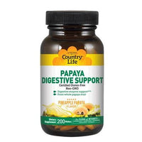 Thumbnail for Country Life Papaya Digestive Support 200 Wafers