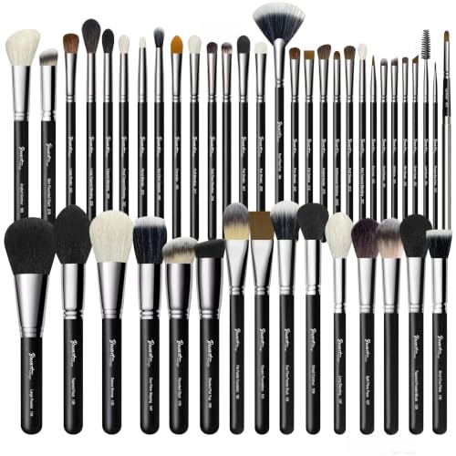 Image 1 of Default Title for the product Bueart Design 42Pcs PRO Grade Makeup Brushes Set Ultra Soft (Black)