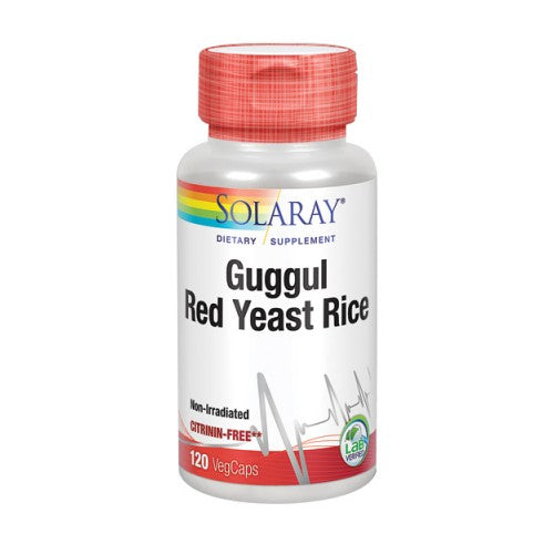 Solaray Guggul Red Yeast Rice 120 Veg Caps
