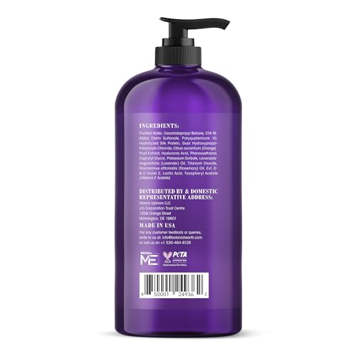 Image 6 of Botanic Hearth Tea Tree Shampoo, Vitamin C, Peppermint, Lavender and Rosemary Oil, Fights Dandruff and Dry Scalp (Purple)