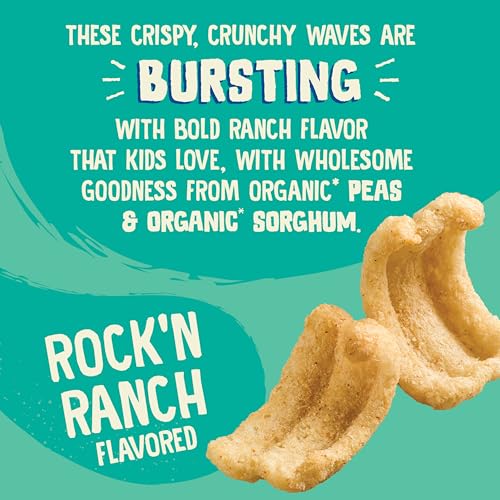 Image 3 of Earth's Best Veggie Waves Ranch Multipack, 1.97 Oz (Pack of 3)