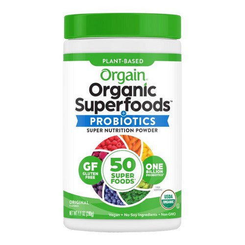 Orgain Organic Superfoods Nutrition Powder 9.9 Oz(Case Of 3)