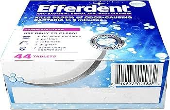 Image 3 of efferdent Denture Cleanser Tablets, Complete Clean, 102 Tablets Pack of 2