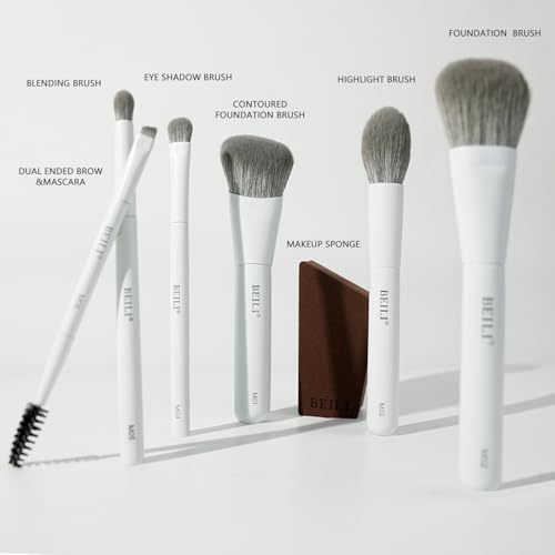 Image 4 of BEILI Mini Travel Makeup Brush Set