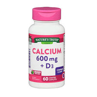 Thumbnail for Nature's Truth Calcium Plus D3 600 Mg 60 Tabs