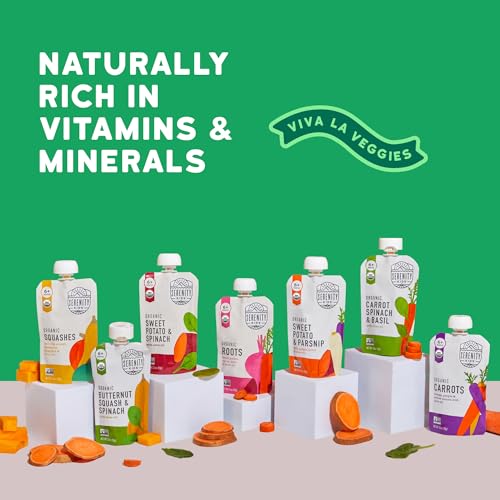 Image 4 of Serenity Kids Organic Baby Food Pouches, No Added Sugar, 3.5 Oz, 18 Pack