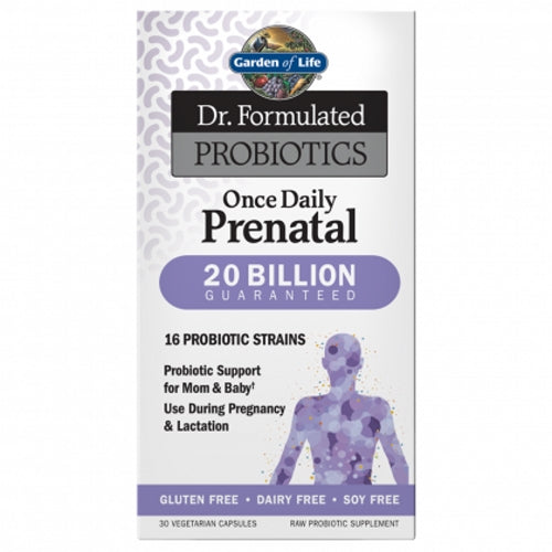 Garden of Life Dr. Formulated Probiotics Once Daily Prenatal 30 Caps