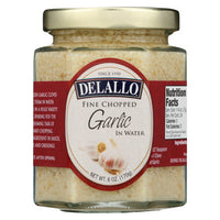 Thumbnail for Delallo Garlic Minced Water 6 Oz