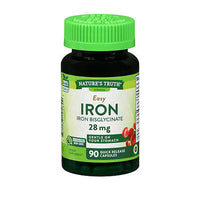 Thumbnail for Nature's Truth Easy Iron Quick Release Capsules 28 Mg 90 Caps