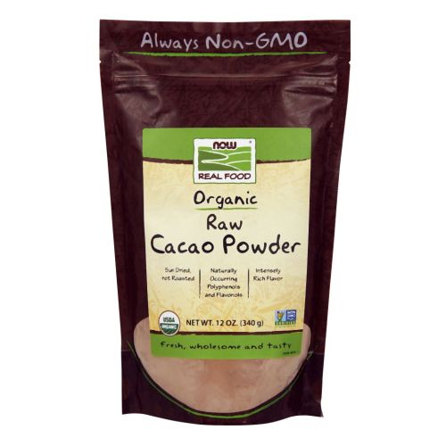 Now Foods Organic & Raw Cacao Powder 12 Oz
