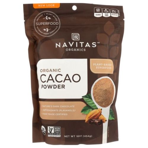 Navitas Organics Organic Cacao Powder 16 Oz