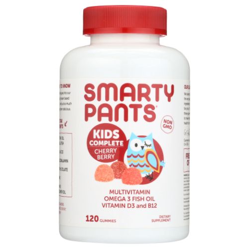 SmartyPants Kids Complete Cherry Berry Gummy Vitamins 120 Count