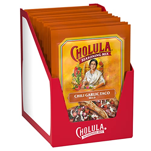 Image 1 of Default Title for the product Cholula Chili Garlic Taco Seasoning Mix, 1 oz (Pack of 12)