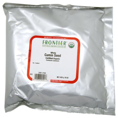 Frontier Coop Organic Whole Cumin Seed 16 Oz