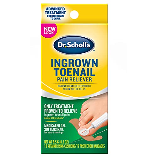 Image 2 of Dr. Scholl's Ingrown Toenail Pain Reliever, 1 kit, (w/ Gel, 12 retainer rings & 12 protection bandages) (Pack of 2)