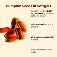 Thumbnail for Image 6 of Micro Ingredients Pumpkin Seed Oil with Saw Palmetto