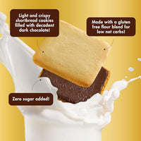 Thumbnail for Image 4 of ChocZero Jolies Sugar Free Dark Chocolate Cookies