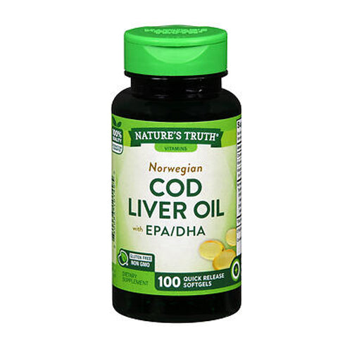 Nature's Truth Norwegian Cod Liver Oil 100 Caps