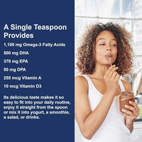 Thumbnail for Image 5 of Carlson Cod Liver Oil, 1100 mg, Omega-3s, Unflavored, 500 mL (16.9 Fl Oz)