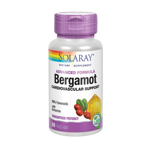 Solaray Advanced Formula Bergamot 500 mg 60 Veg Caps