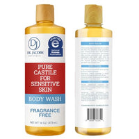 Thumbnail for Image 2 of DR.JACOBS NATURALS Pure Castile Body Wash for Sensitive Skin - Unscented, 16oz, 1 Pack