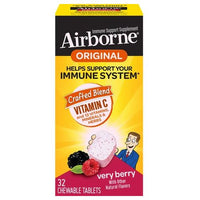 Thumbnail for Airborne Airbone Chewable Berry 32 Tabs