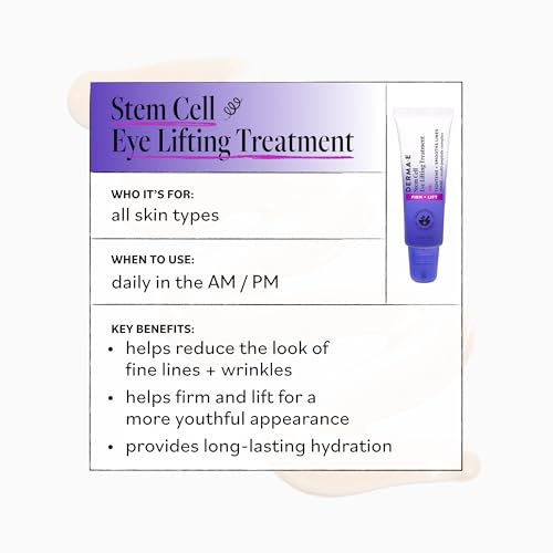 Image 5 of Derma E Stem Cell Lifting Eye Cream, Firming & Tightening, 0.5 oz