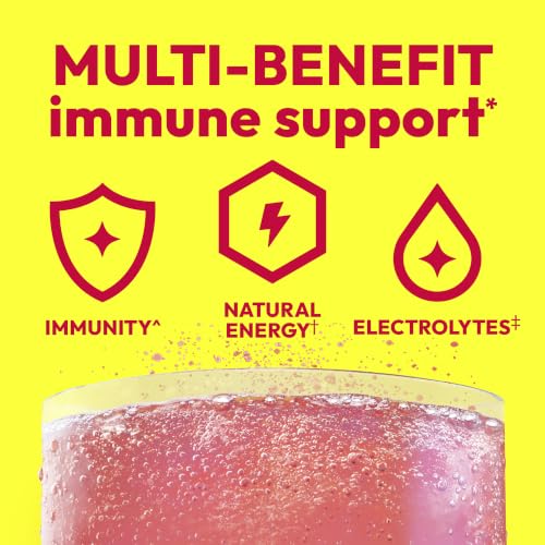 Image 2 of Emergen-C Vitamin C 1000mg Immune Support, Strawberry Kiwi, 30 Packets