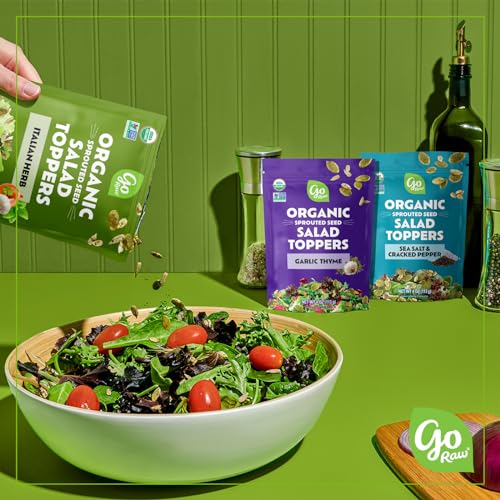 Image 3 of Go Raw Organic Sprouted Italian Herb Salad Toppers, 4 oz, 6 Pack