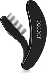 Thumbnail for Image 2 of Folding Eyelash Comb for the product docolor Foldable Eyelash Comb 2 PCS Separator Folding Lash Comb Eyebrow Mascara Applicator Eyelash Definer Arc Designed Cosmetic Brushes Tool