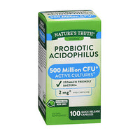 Thumbnail for Nature's Truth Probiotic Acidophilus Quick Release Capsules 3 mg 100 Caps